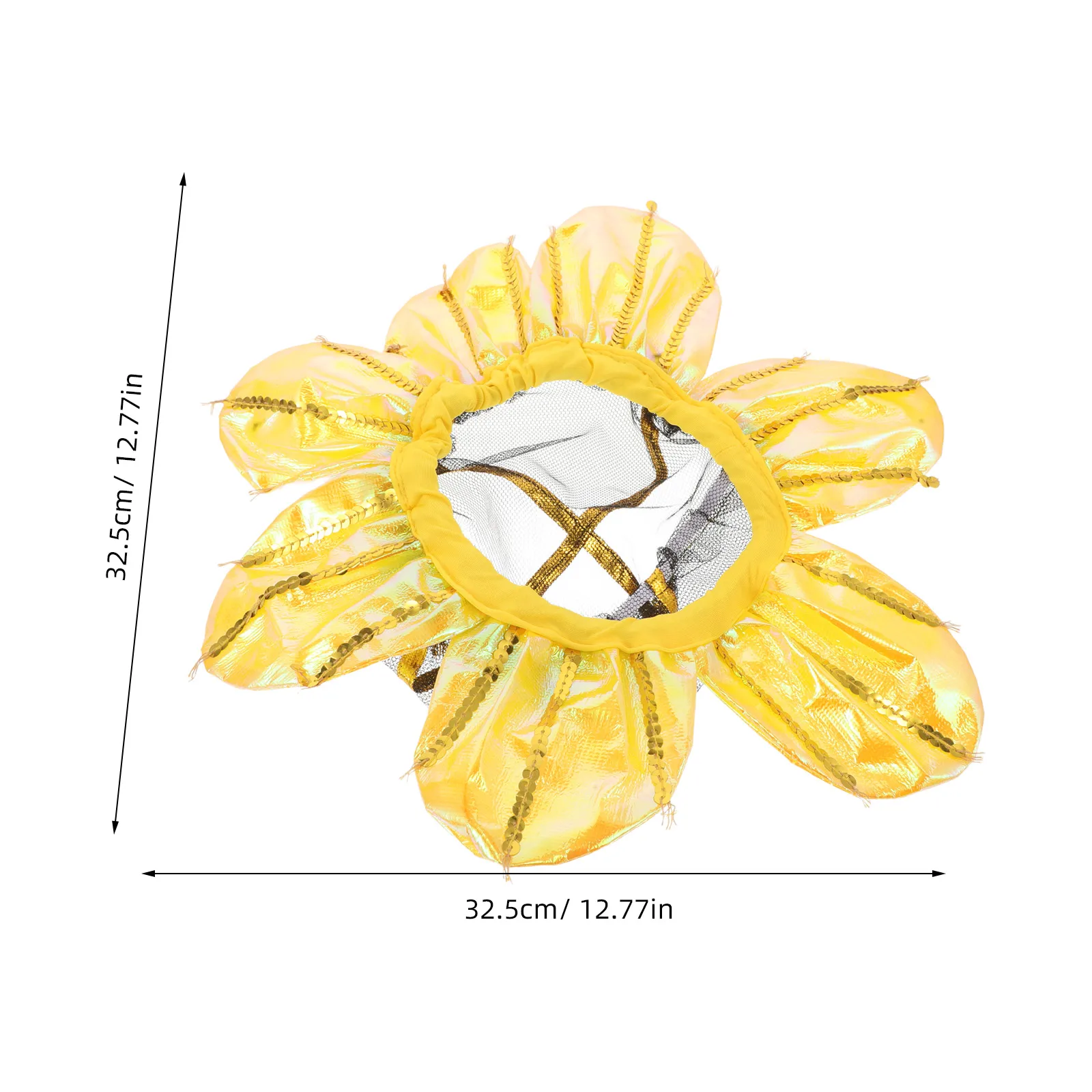 قبعة زهرة عباد الشمس اللطيفة للأطفال، قبعة حفلات ممتعة سهلة الارتداء بتصميم مريح، مثالية لأعياد الميلاد والتخرج والرقص