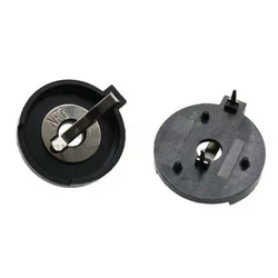 5PCS/LOT CR2430 battery holder BS-2430-1 button battery holder 2P horizontal, Copper plated thermostable battery case