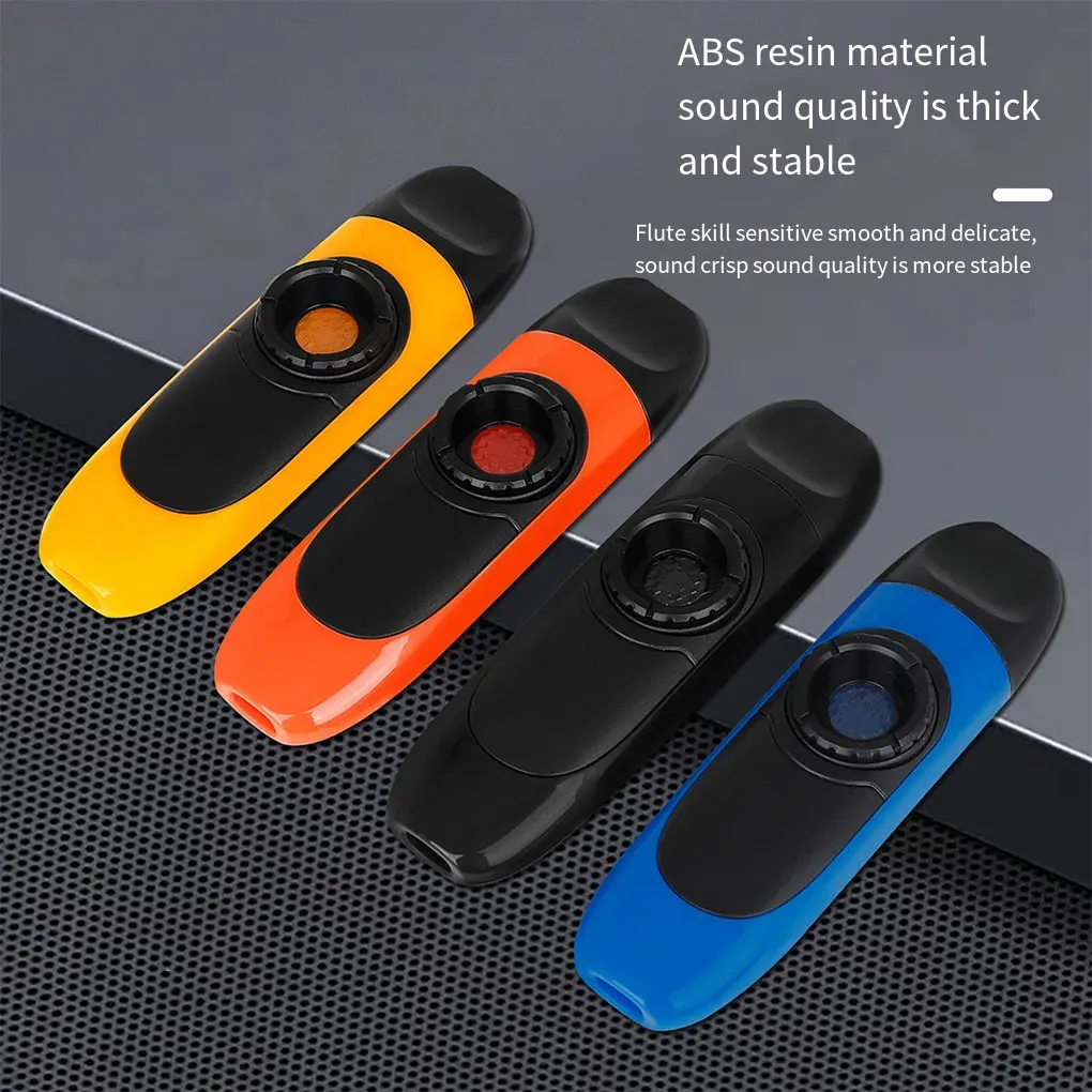 Plastic Kazoos Musical Instrument Violin Guitar Companion Crisp Sound Flute