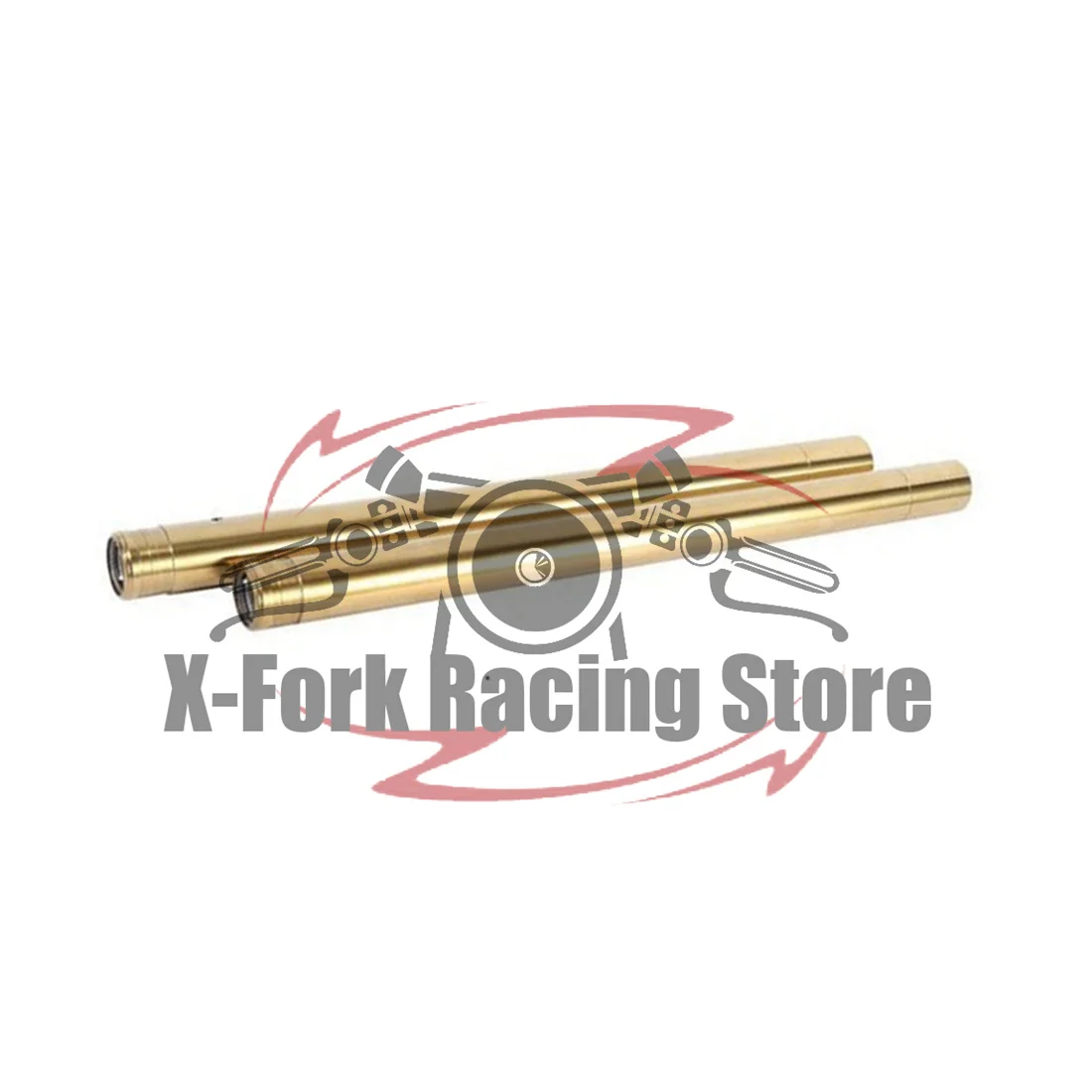 

Gold Front Fork Pipes Inner Tubes Pair For Honda VFR400 NC30 VFR400R3 1990-1992 1991 51410-MR8-781 Brake Suspension Fork Leg x2