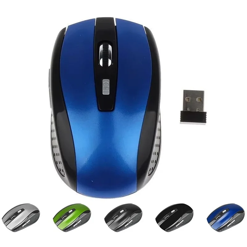 Wireless Mouse 2.4G Silent Mobile Optical Mice Adjustable 800-1600DPI Level With USB Receiver For Laptop Computer PC Accessories