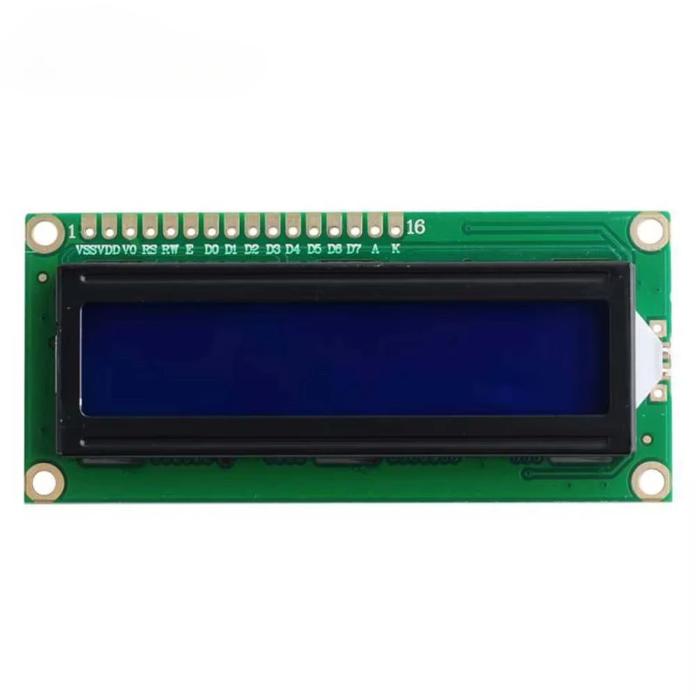 

LCD1602 1602 LCD Module Blu Screen 16x2 Character LCD Display PCF8574T PCF8574 IIC I2C Interface 5V for arduino