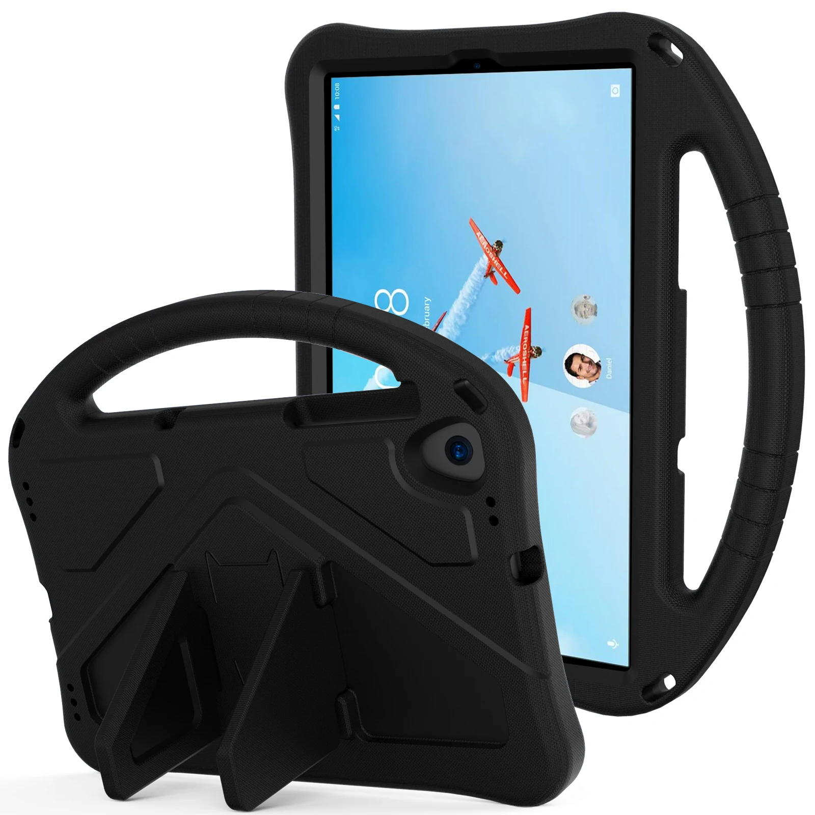 

Anti-scratch Anti-shock EVA Kickstand Case for Lenovo Tab M10 HD Gen 2 - Black