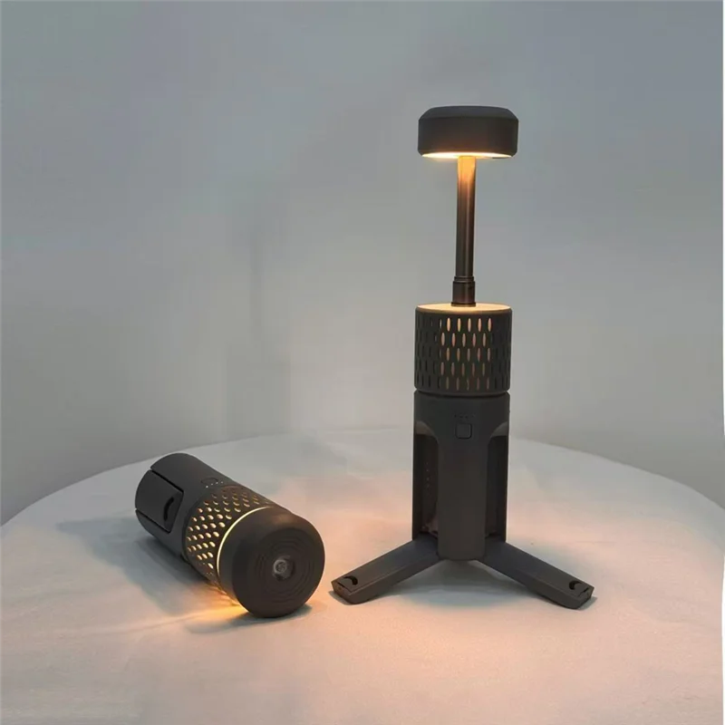 

AS98-Telescopic LED Camping Lantern,Tripod Base, Handiness For Adventure, Hiking, Fishing - Enhanced Campsite Ambiance
