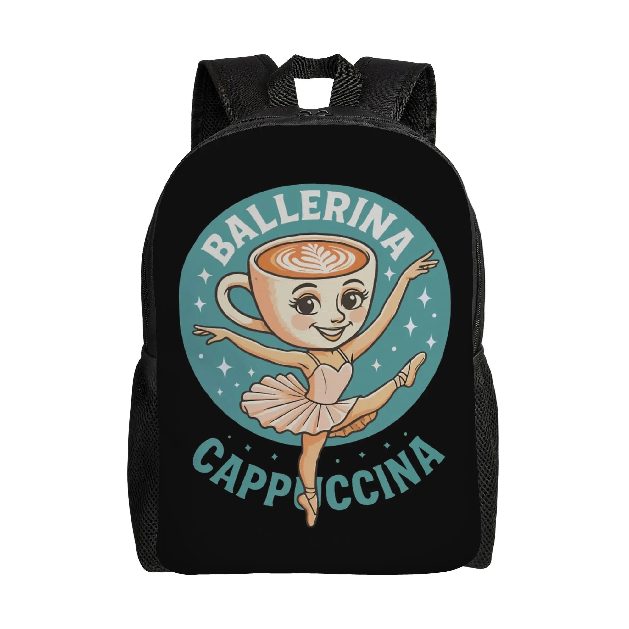 

Итальянский рюкзак Brainrot Capuchin Dancer для мужчин и женщин, для старшей школы, бизнеса, повседневный, с забавным мемом, для ноутбука, компьютера, холщовый, спортивный