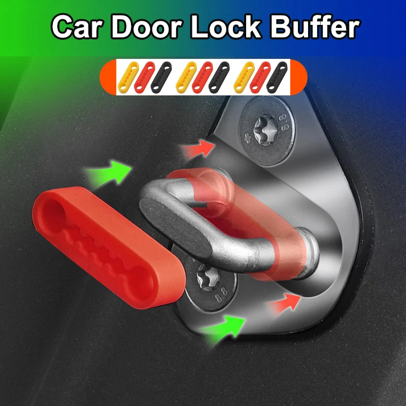 Universal Auto Türschloss Dämpfer Puffer für Toyota Nissan VW Hyundai KIA Peugeot Tesla Deadener Dichtung Schock-Absorbieren Lärm Reduzierer
