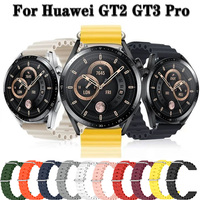 20/22mm Watch Band For Huawei Watch GT3 Pro 46mm 43mm GT 2 3 Pro 46/42mm GT Runner Fashion Ocean Strap Silicone Bracelet correa