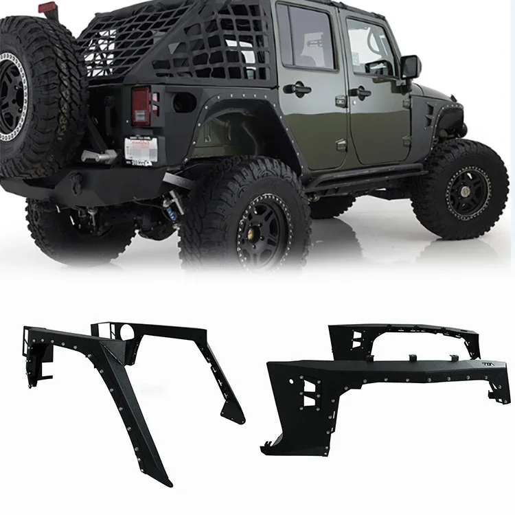 Steel Textured Body Car Fender Flare for Jeep Wrangler JK