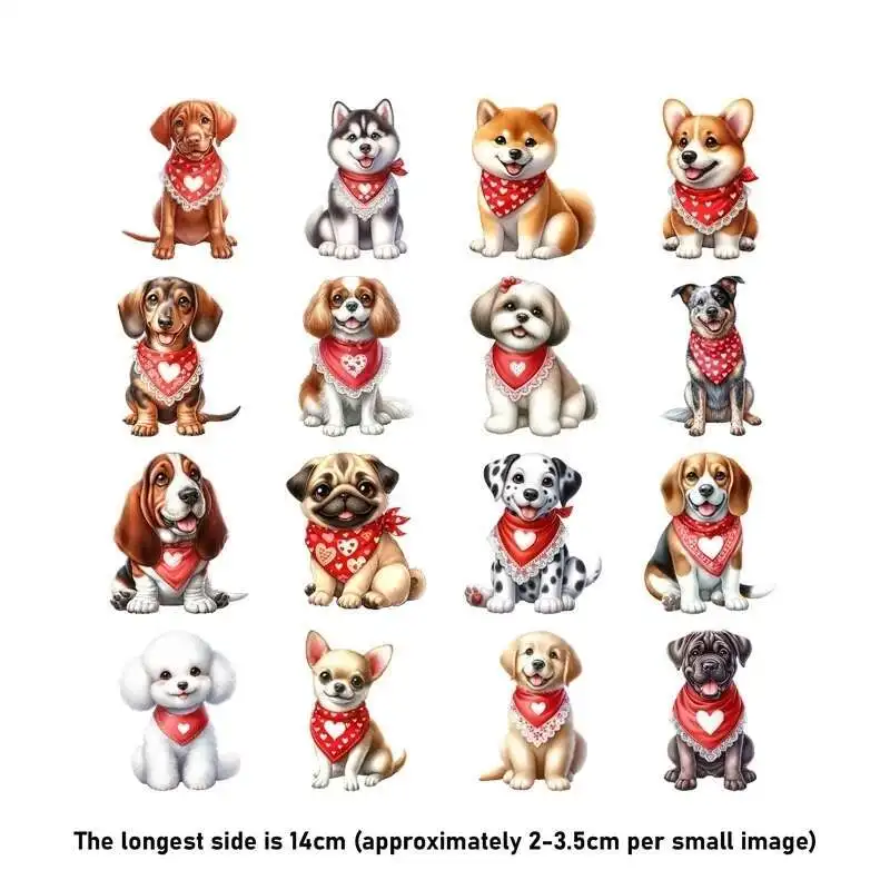 دعوى الكرتون البطريق جرو الدب الحديد على نقل الحرارة ملصق لعبة ملابس دمى Pinted الفينيل الحرارية قابل للغسل تي شيرت عشاري