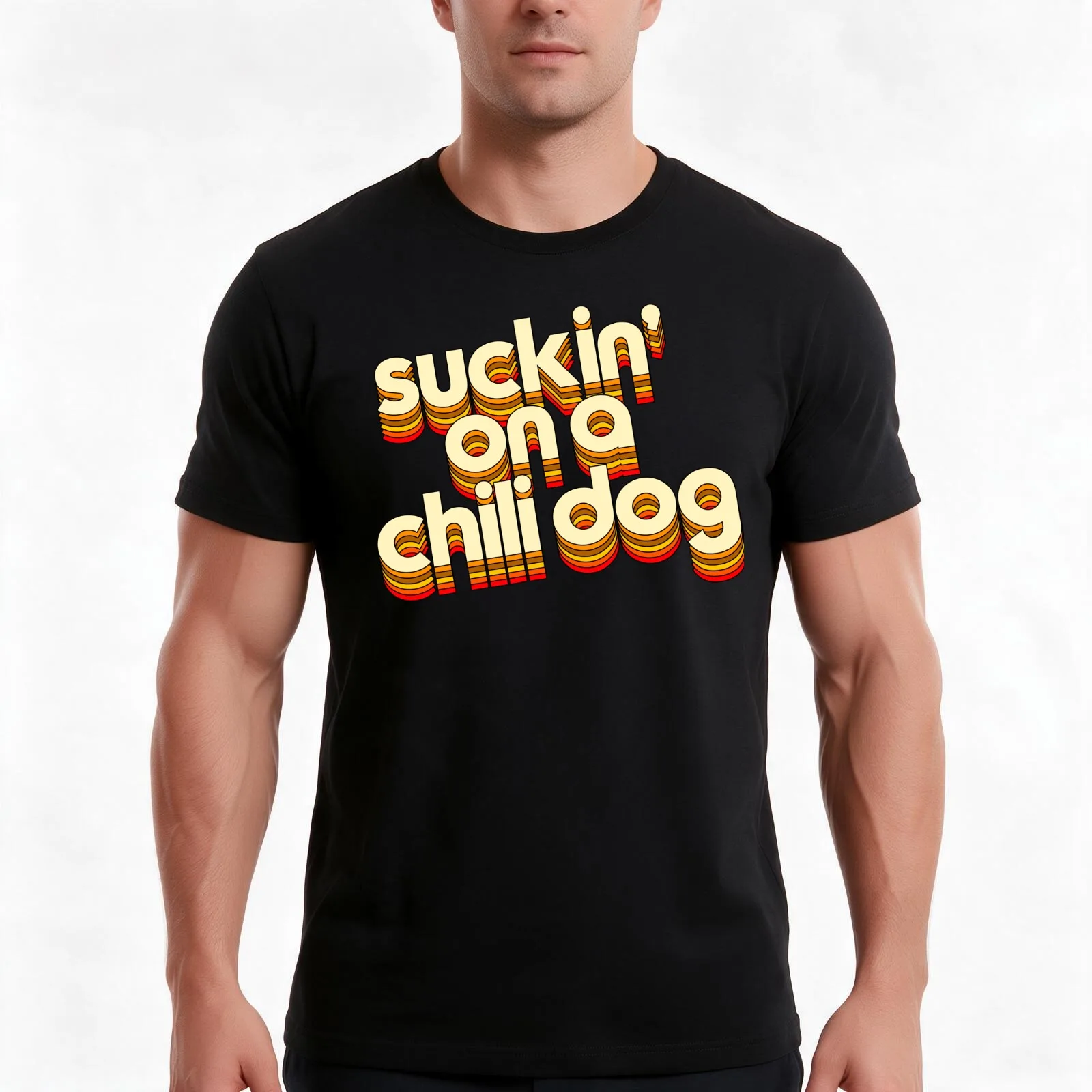 Suckin' On A Chili Dog // Jack and Diane Typography T-Shirt, Summer Casual Cotton Tee, Oversized Streetwear Tops, 100% Cotton
