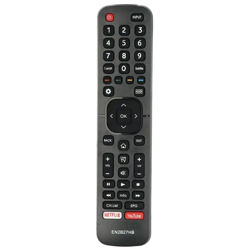 

For EN2B27HB Hisense-TV-Remote-Control-Replacement With NETFLIX YouTube Buttons, For Hisense TV 32N2170PW 39N2170PW 40N2170PW