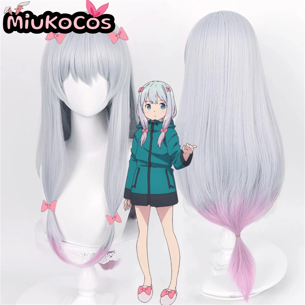 

В НАЛИЧИИ Sagiri Izumi Косплей Парик MiukoCosplay Аниме Eromanga Sensei Косплей