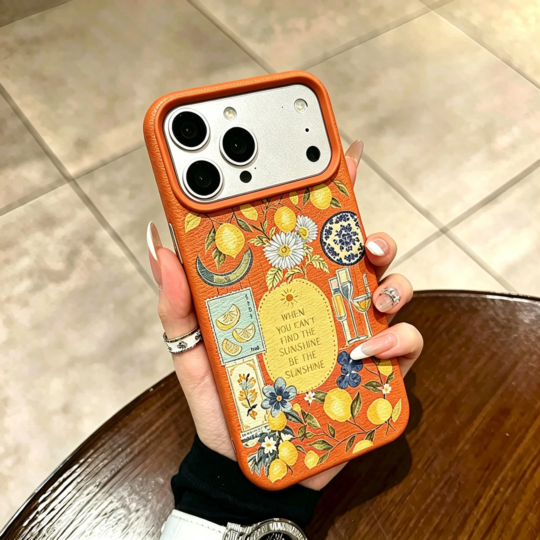 Casing Ponsel Motif Bunga Lemo - Vintage Y2K ulasan dan harga
