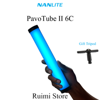 Nanlite PavoTube II 6C LED RGB Light Tube Portable Handheld Photography Lighting Stick CCT Mode Photos Video Soft Light