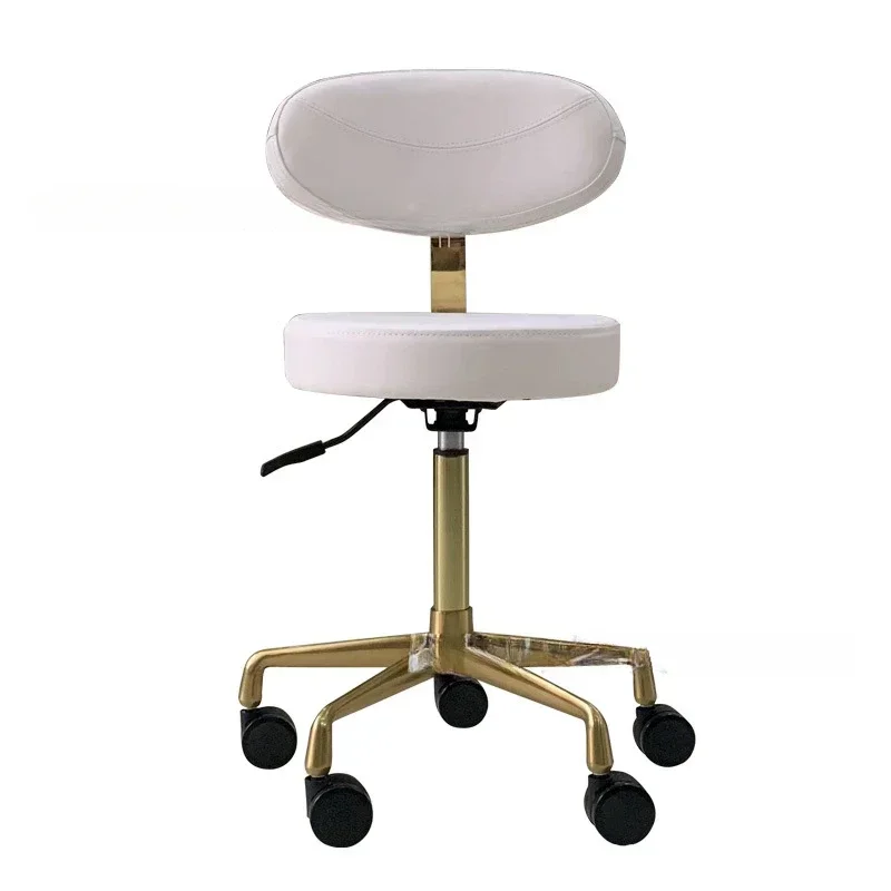 Chairs for Professional Nail Salon Black Heavy Duty Barber Chair Ergonomic Hairdressing Swivel Barbershop Gold Pedicure Vintage