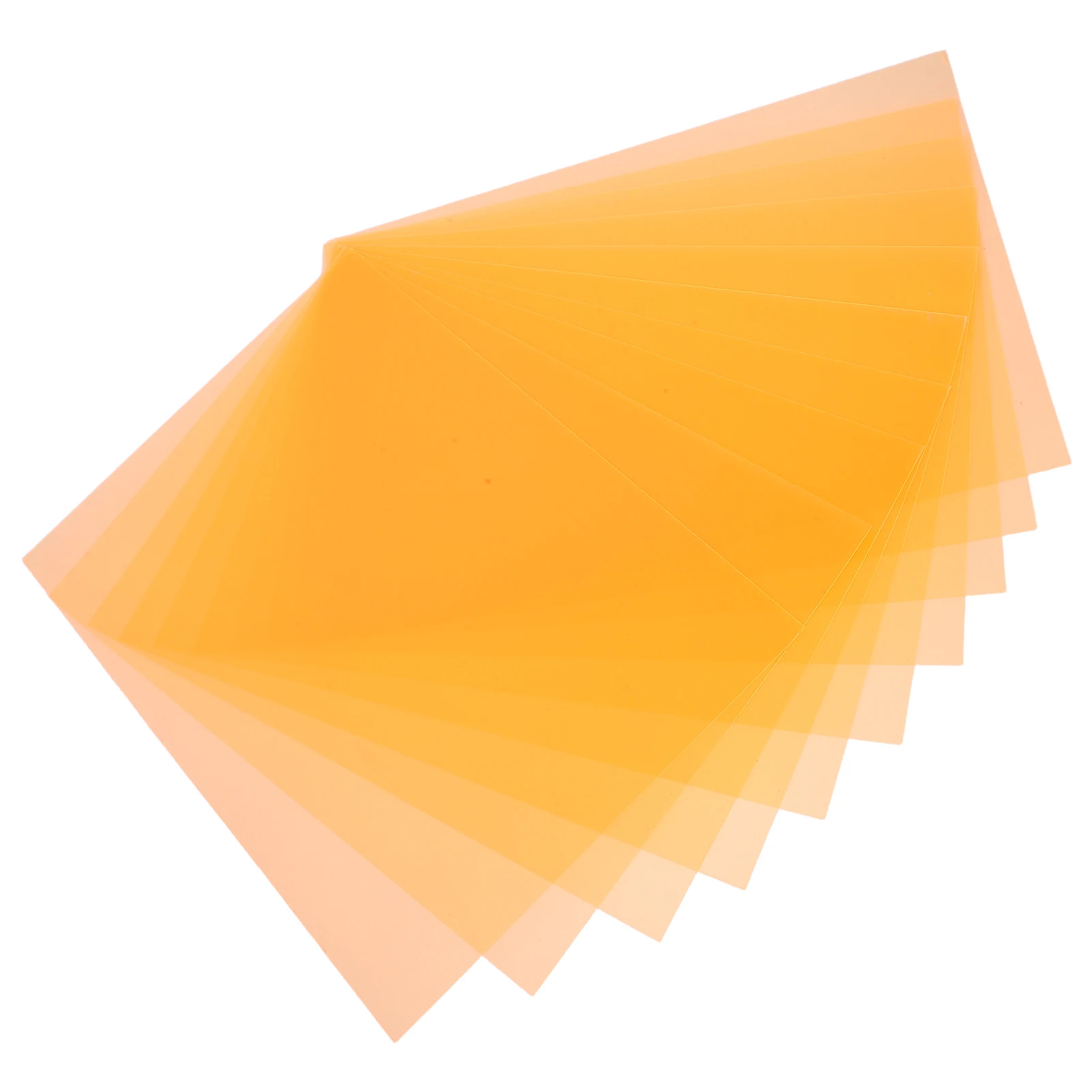 

10pcs Color Correction Filter Sheets Pvc Transparent Flexible Plastic Film For Light Diffusion Photography Lighting Gels