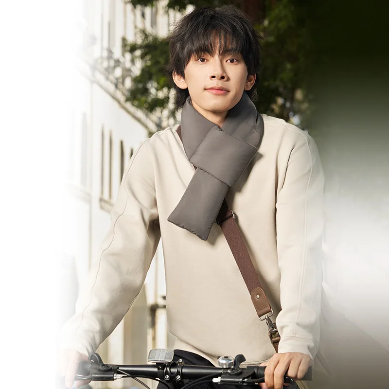 Electric heating scarf for cervical heat therapy, intelligent heating for cold protection and warmth retention