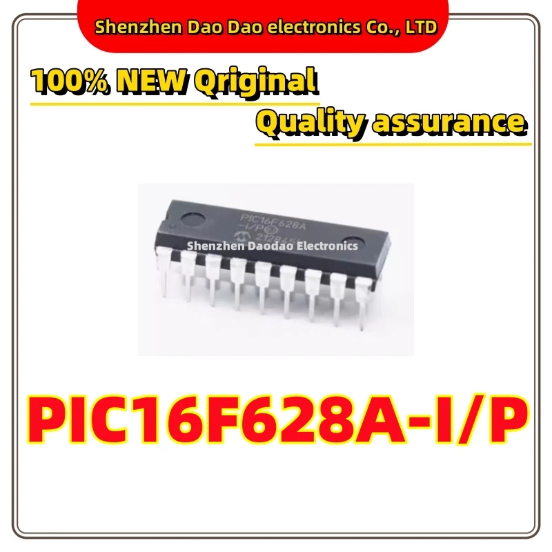 PIC16F628A-I/P PIC16F628A DIP-16 8-bit Microcontroller -MCU IC New original