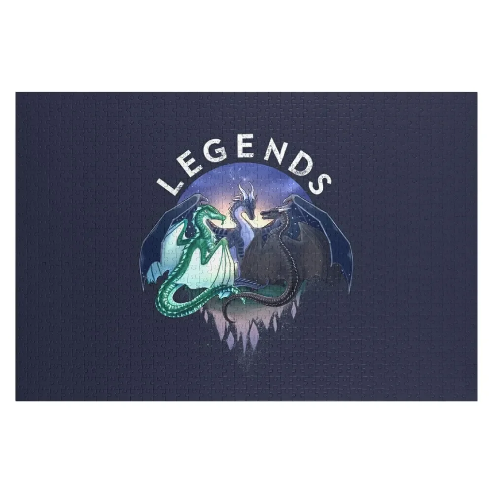 Wings of Fire Legends Fathom, Darkstalker, Clearsight Jigsaw Puzzle With Photo Custom With Photo Puzzle