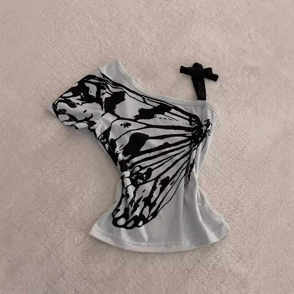 アメリカンスタイル ホットガールズ 半袖Tシャツ レディース 2025年 ファッション トレンド 秋コレクション その他素材 00% レディース トップス