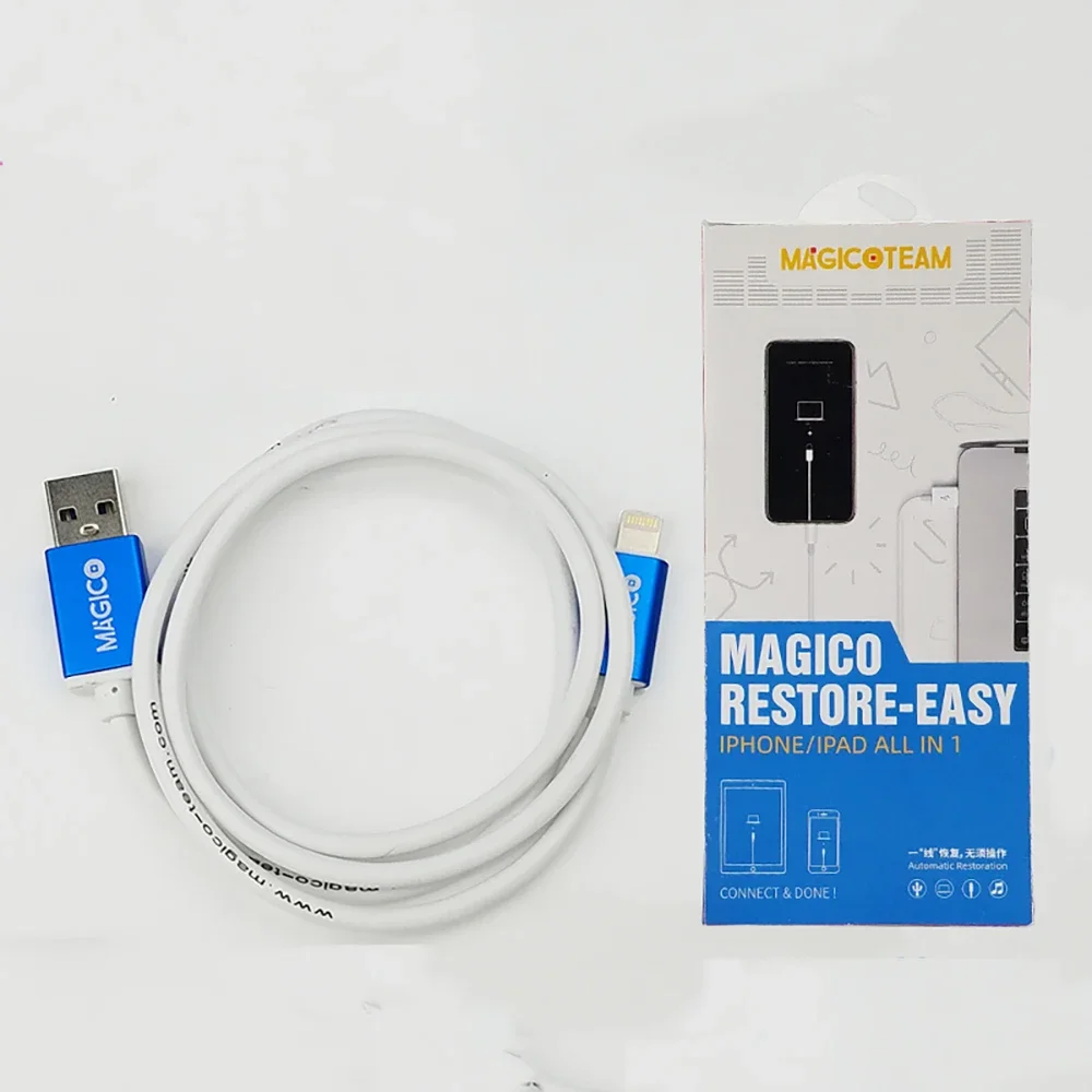 

Magico Restore Easy Cable for IPhone IPad Automatically Flashing Restoring DFU Mode Cable Online Check Motherboard Serial Number