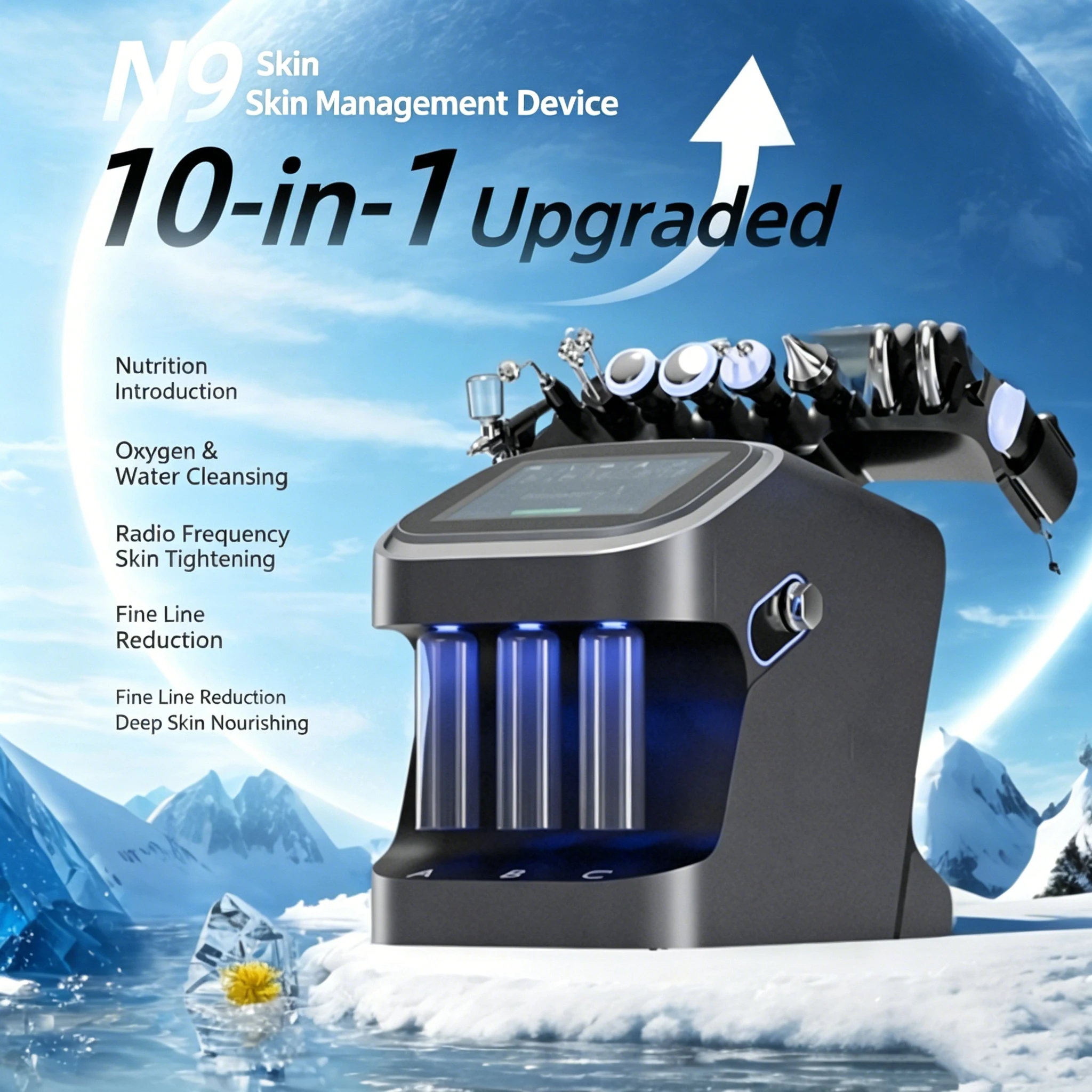 Desktop Skin Management Comprehensive Device, Large Bubble Beauty Device, Introduction Device, Beauty Specific