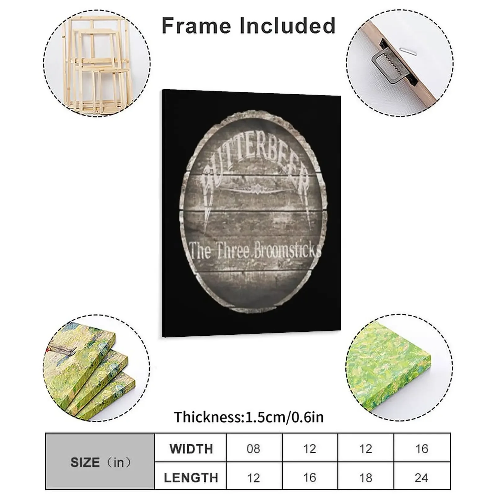 Magical Beer Poster Canvas Painting Poster Garage Cinema Cinema Wall Plaque Create Framed Wall Paintings