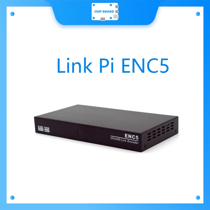 

Link Pi ENC5 Hisilicon Hi3531DV100 HDMI/NDI Encoder Decoder HD 1080P60 H.265+smartP AVBR/RTMP/RTSP/Live Broadcast YouTube,