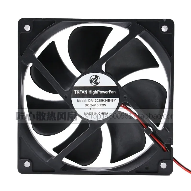 Original Genuine TKFAN DA12025H24B-BY 24V 3.72W 3-Wire Cooling Fan for Electronics Enclosures and Industrial Equipment