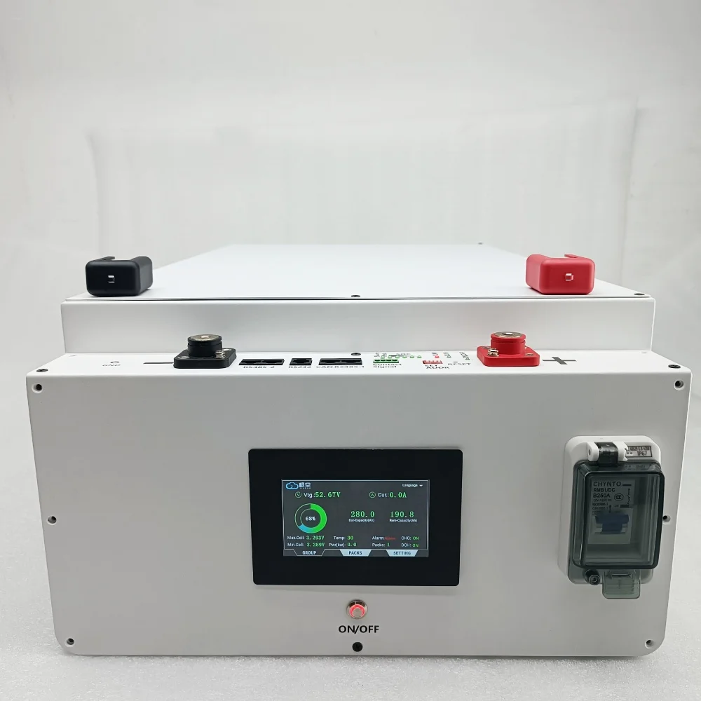 

XR12 Lifepo4 Lithium Battery BOX DIY Kit For EVE CATL 280AH 302AH JK Inverter BMS V19 4.3 LCD Solar Home Energy Storage system