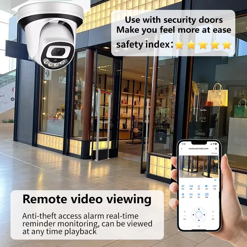 Fortalece la protección Sistema antirrobo RF 82MHz EAS Antena de seguridad con cámara antirrobo para supermercado