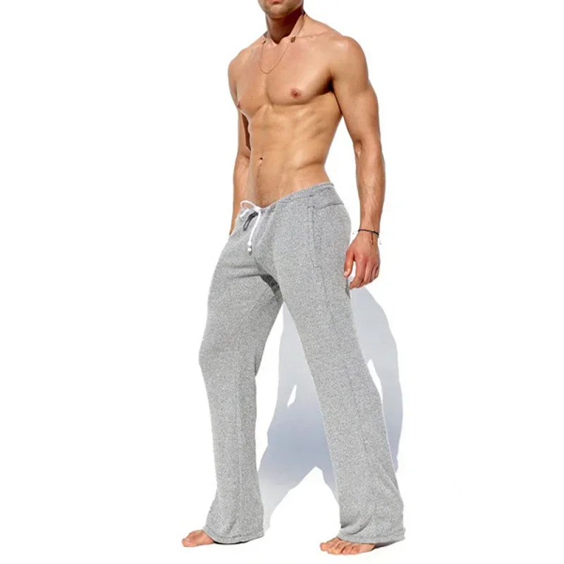 Stretch Sweatpants Men\'s Pants Cargo Pants Men Soft Breathable Tracksuit Pants Simple Solid Color Men\'s Home Pant Men Clothing