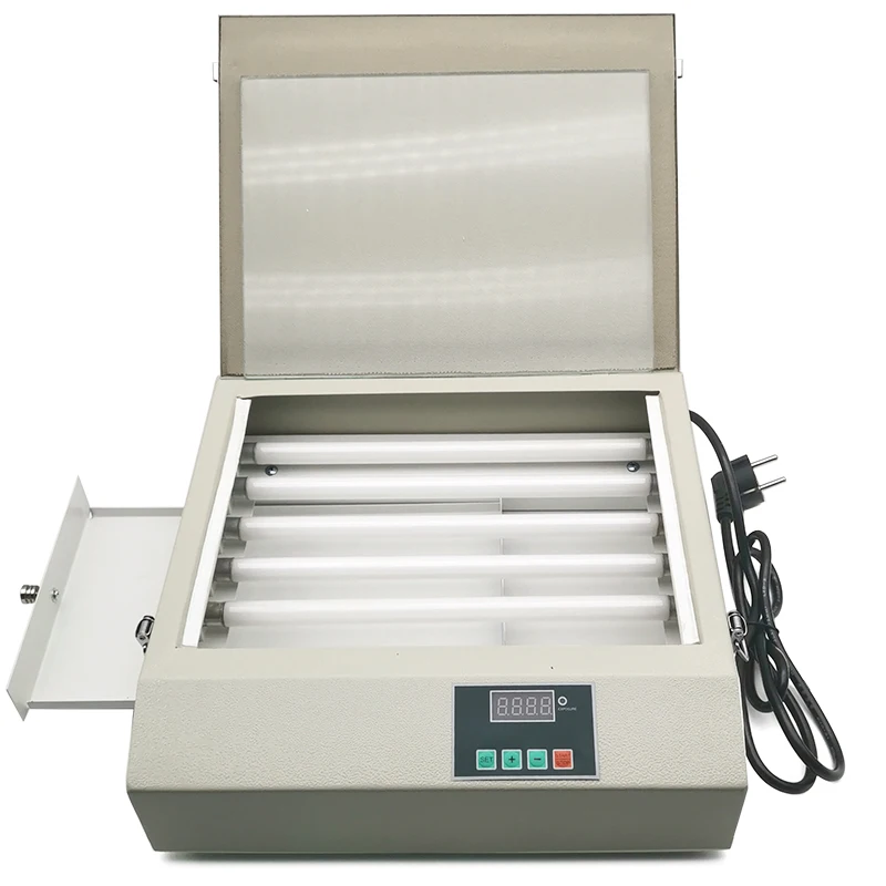 Mini UV Plate Making LED Exposure Unit 260x210mm Pad Printing Hot Foil Stamping PCB Screen Printer Curing