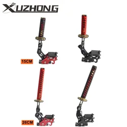 15CM/26CM Katana Handbrake Samurai Sword Handbrake For USB G25/27/29 T300 T500 PC SIM Racing Games Black&Red without Clamp