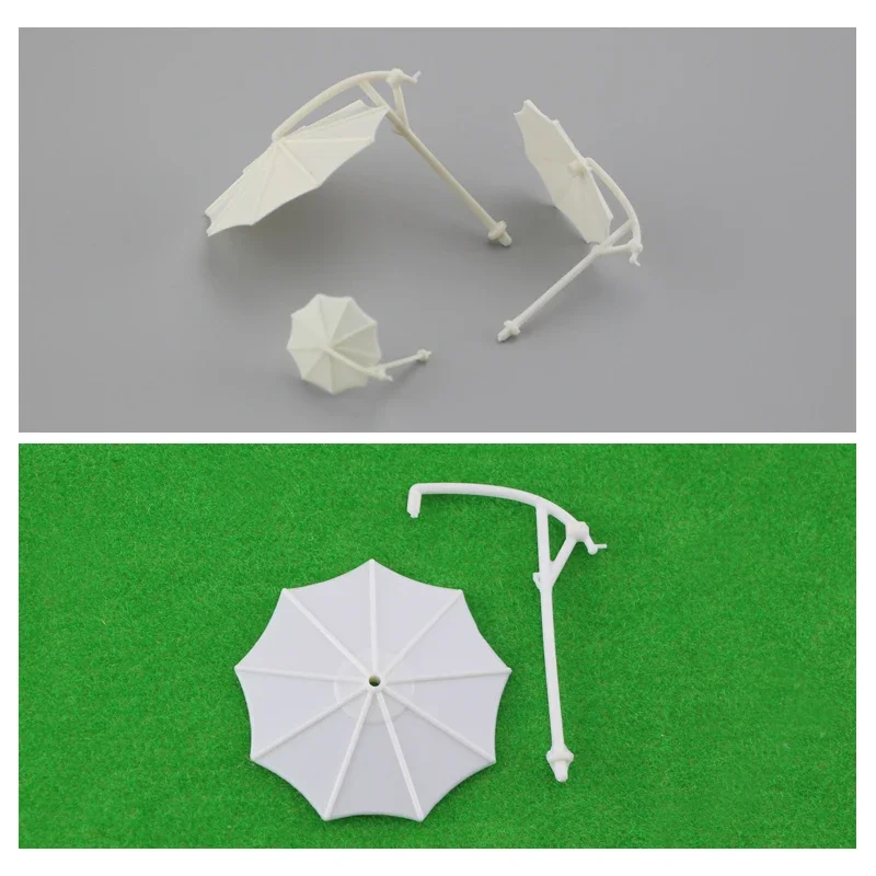 DIY sand table building material ABS 1:75 1:100 1:150 1:200 scale model beach umbrella for miniuatre landscape DIY set