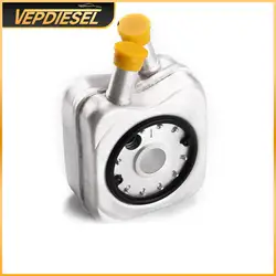 1PC Oil Radiator For Volkswagen Jetta Golf Beetle Combi Derby Eurovan Sharan 068117021B Automotive Professional Parts