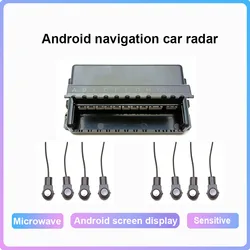 COHO Android navigation Car Parking Sensor Kit Reverse Backup Radar Sound Alert Indicator Probe System 4 Probe Beep Sensor