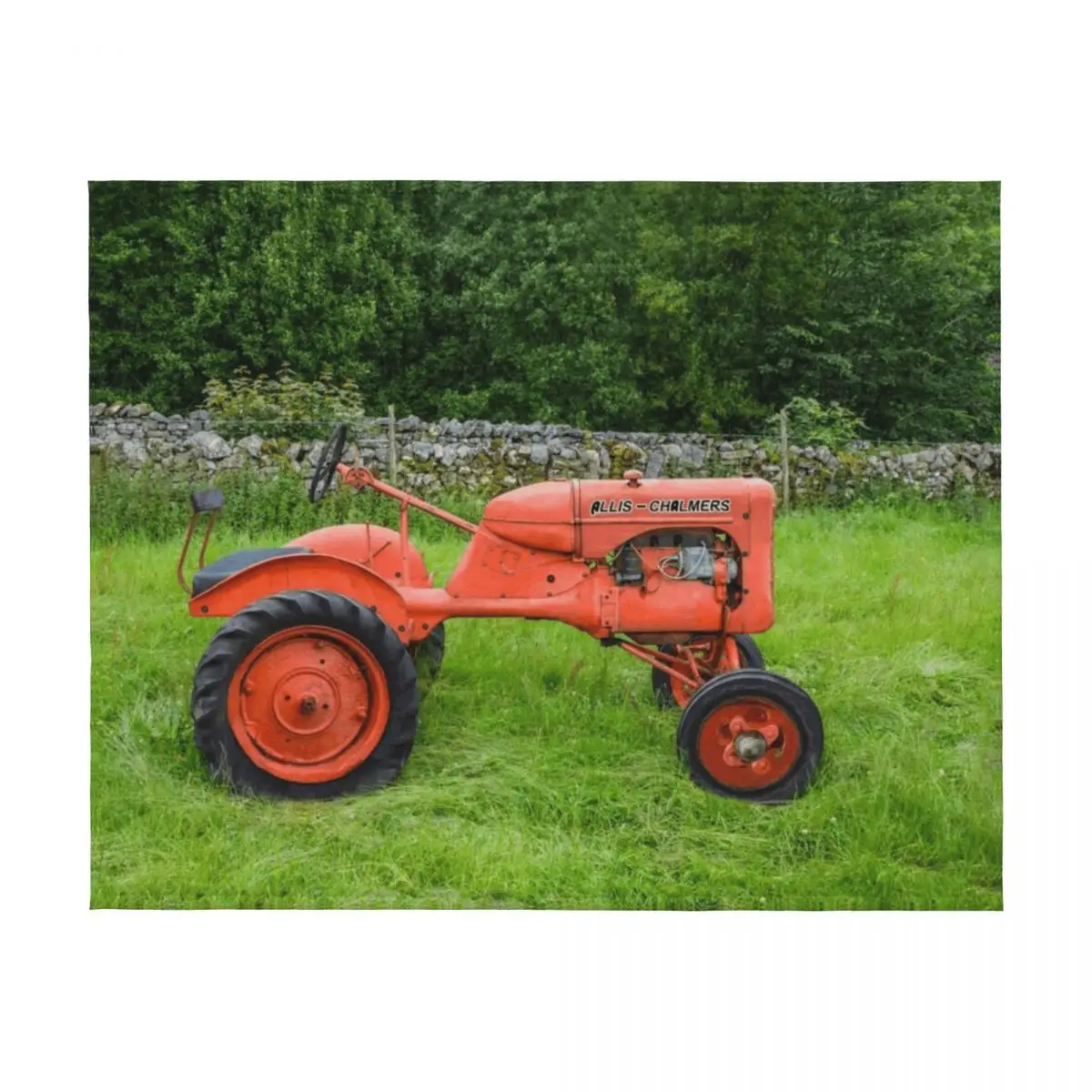 Allis the Orange Tractor رمي بطانية بطانيات للسرير أنعم الفراش الصيفية أريكة لحاف البطانيات
