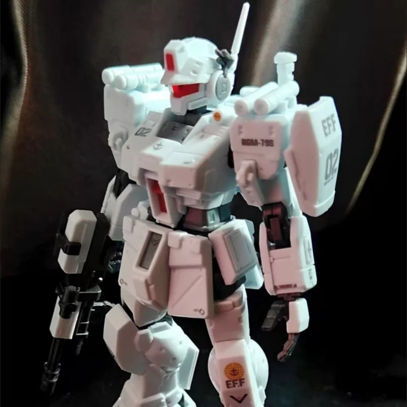 GM Sparta RGM-79 HG 1/144 Snow and White Dog Squad Color Matching  Board Assemble Movable  Robot Model  Action Figures Toy Gift