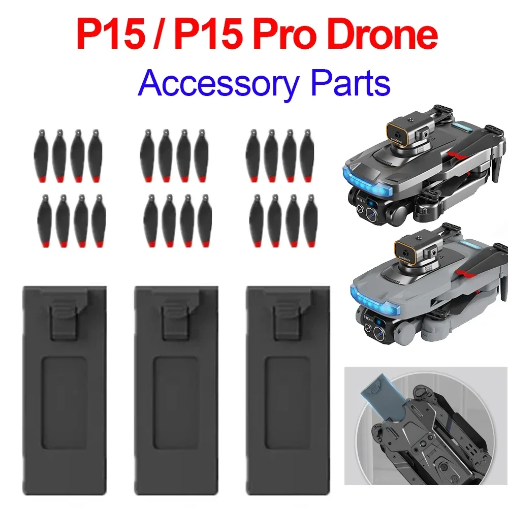 

Original P15 Drone Battery 3.7v 1800mAh/ 2000mAh Battery P15 Propeller Maple Leaf For P15Pro Battery Spare Accessories Parts