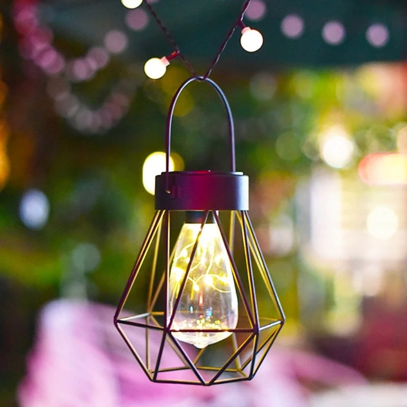 

Handcraft Outdoor Lamp LED Solar Lights Waterproof IP65 Decorative Lights Solar Powered Garden Decor for Patio Pathway M4YD