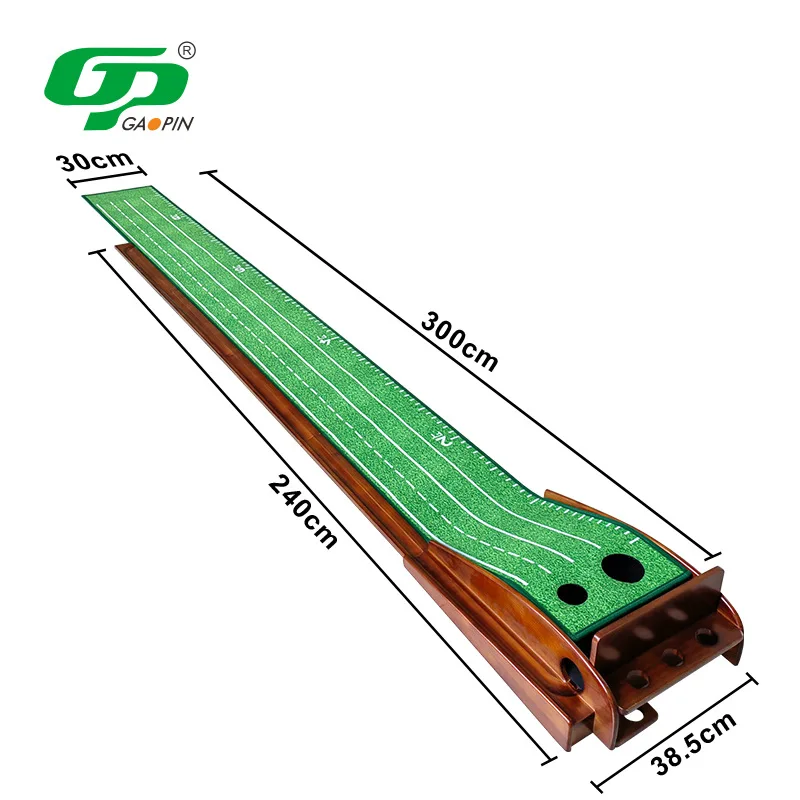 Golf putter practitioner practice blanket golf training indoor solid wood fairway set