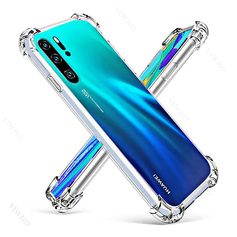 For Huawei P30 Pro Covers Mobile Phone Case Fitted Bumper for Huawei P50 Pro P40 Pro Lite P 30 50 Silicone Coque Shockproof Case