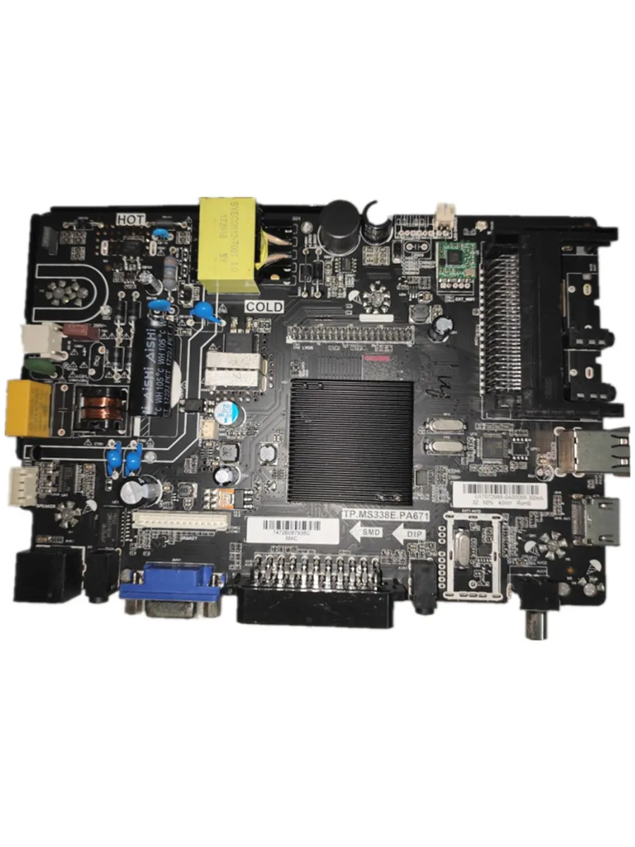 

Free shipping! TP.MS338E.PA671 Motherboard Mainboard TV Wifi network dual core 300ma 40w