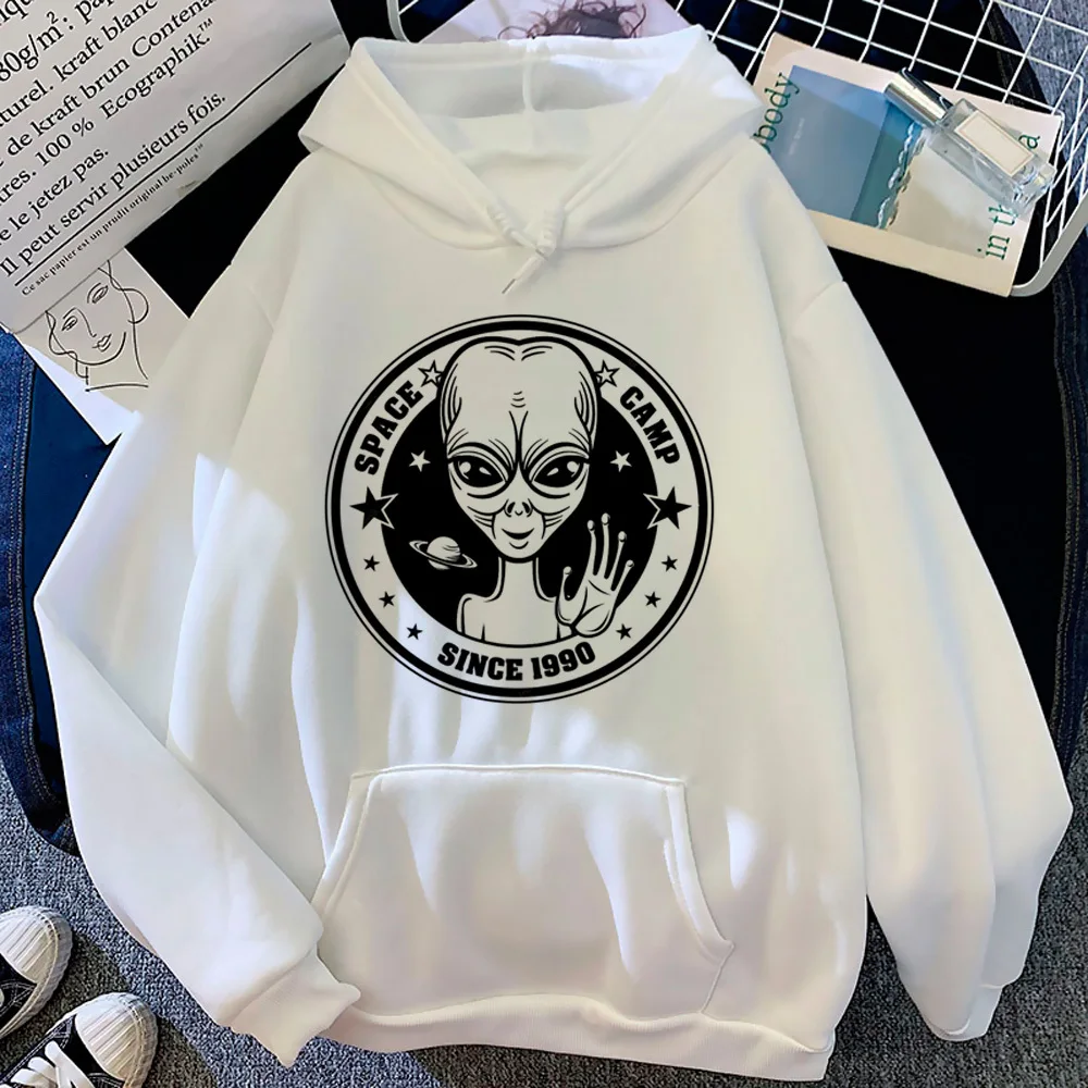 

Psychedelic Alien hoodies women harajuku 90s sweat y2k gothic clothes pulls female graphic clothing