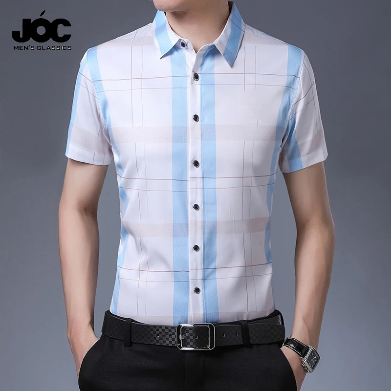 

New Men's Casual Printed Short Sleeved Lapel Shirt for Summer Fashion Comfort No Ironing Wrinkle Resistant Top