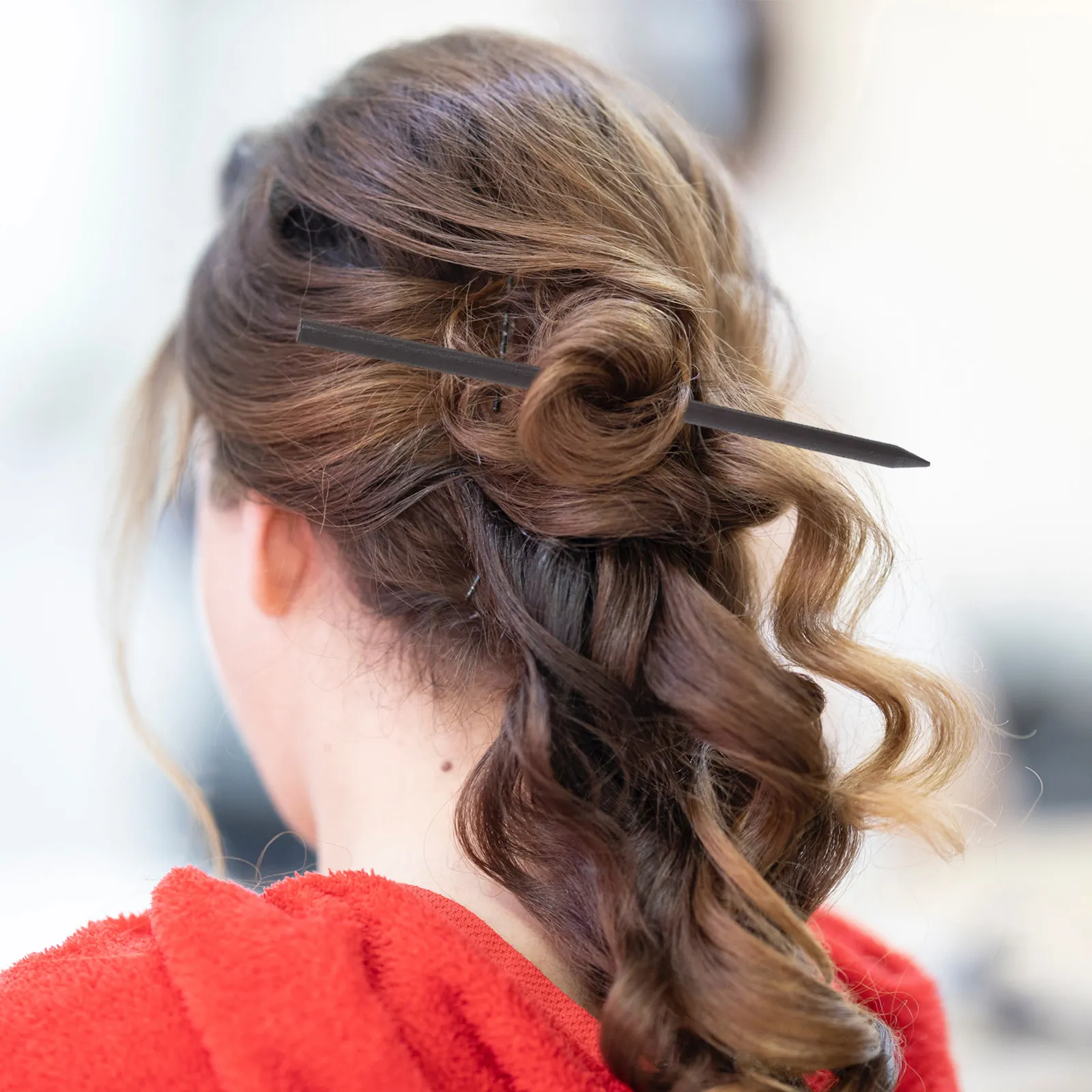 

25 шт. деревянных заколок для волос в простом стиле, в форме карандаша, для женщин и девушек, элегантные, для фотосессий, украшение для волос