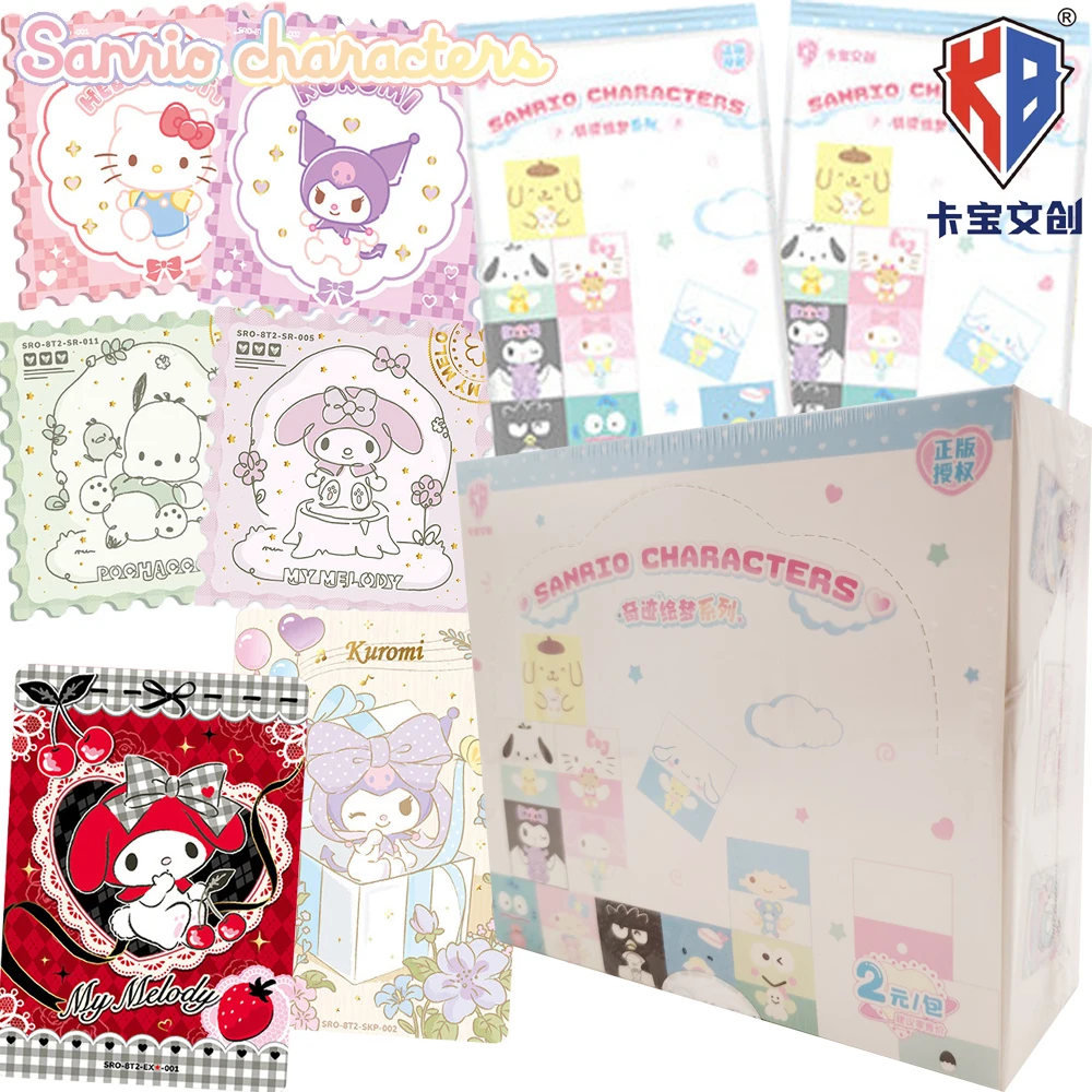 

KABAO Genuine Sanrio Characters Collection Cards for Fans Famous Cartoon Star Happy and Cute Freeze-frame Cards Trendy Toy Gifts