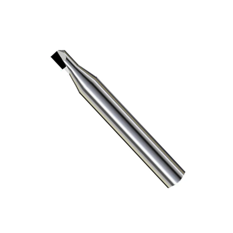 Imagem -02 - Pcd Carbon Fiber Milling Cutter Alloy Flat End Mill Flautas mm mm mm mm Fibra de Vidro Baquelite Machining Tool Material