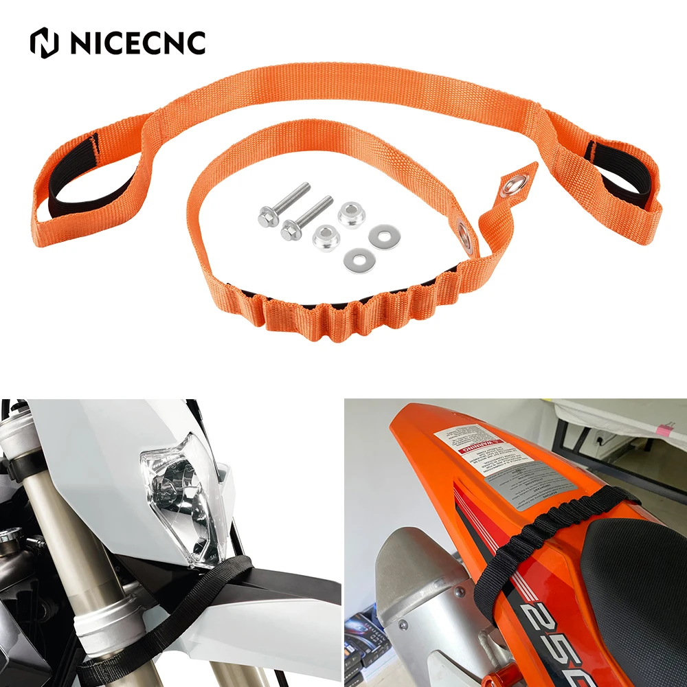 Front Rear Holding Strap Lift Handle Tear-Resistant For KTM EXC 300 EXC 250 EXC-F 350 EXC-F 450 XC-W 300 500 TPi  SIX DAYS 2023